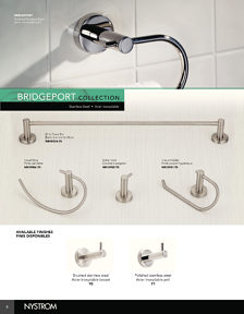 Nystrom Catalog Library - Bathroom Accessories - Contemporary and Classic
 - page 8